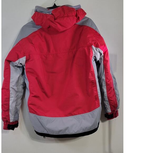 Columbia Coat Womens Size Medium Interchange Core Ski Winter Warm Heavy Red Coat - Picture 7 of 11
